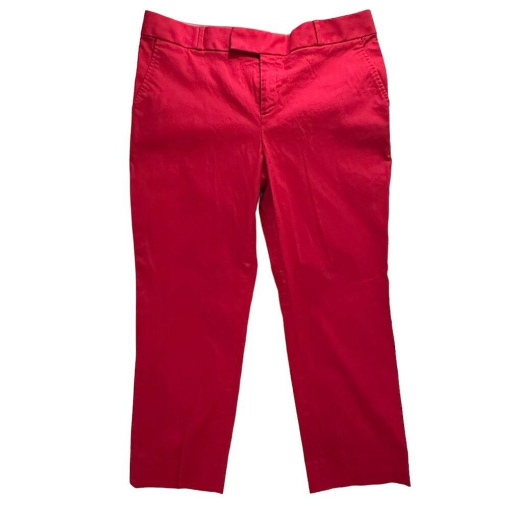 Banana Republic - Women's Straight Fit Ankle Pants in Hot Pink (NWOT), Size 12